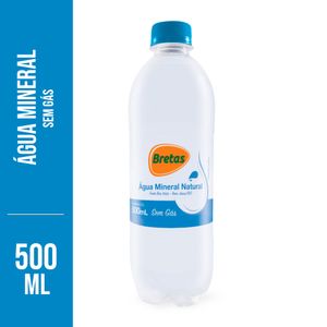 Agua Mineral Bretas s/ Gás 500ml
