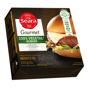 Burger Seara Gourmet 100% Vegetal 310g