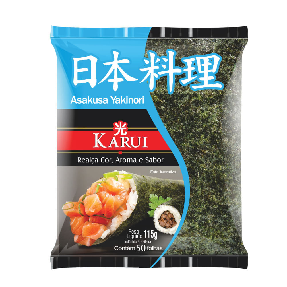 Noriさん　リーガル イーストコースト Alga Karui Asakusa Yakinori c/ 10 Folhas 26g | Bretas Supermercado