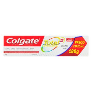 Creme Dental Colgate Total 12 Clean Mint 180g