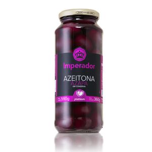 Azeitona Preta Imperador Azapa Vidro 360g