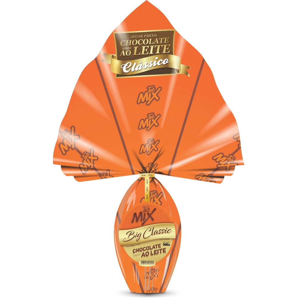 Ovo de Páscoa Toc Mix Chocolate Ao Leite 500g