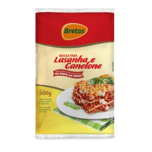 Massa p/ Lasanha e Canelone Bretas 500g