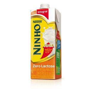 Leite Líquido Ninho Integral Zero Lactose Forti+ 1l