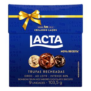 Trufa Recheada Lacta ao Leite/Oreo/Intense Original 103.5g