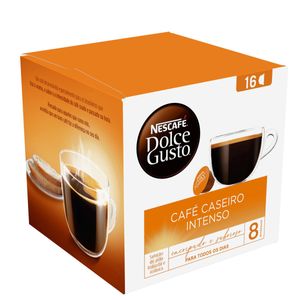 Café em Cápsula Nescafé Dolce Gusto Caseiro Intenso 144g c/ 16 Unid