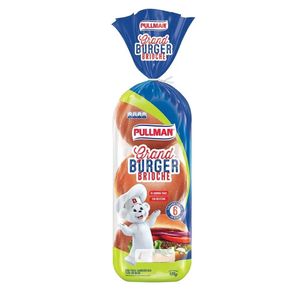 Pão Brioche Pullman Para Hambúrguer Grand Burger 520g