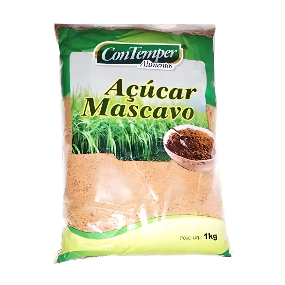 Açúcar Mascavo Contemper 1Kg | Bretas Supermercado