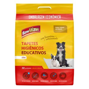 Tapete Higênico Baw Waw p/ Cães c/ 30 Unid