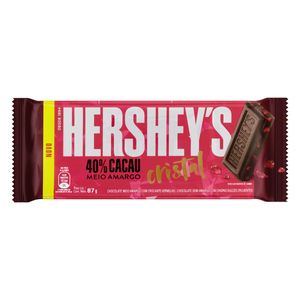 Chocolate Hersheys 40% Cacau Meio Amargo 87g