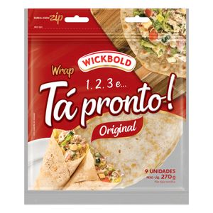 Pão Tortilha Wickbold Tá Pronto Original 270g