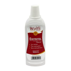 Adoçante Líquido Wolfs Eritritol Natural 100ml