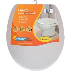 Assento Sanitário Antares Oval Univer Branco