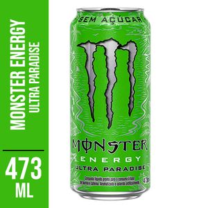 Energético Monster Ultra Paradise Zero Açúcar Latão 473ml