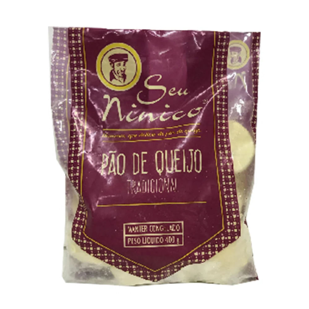 Pão de Queijo Seu Ninico Tradicional Congelado 400g | Bretas Supermercado