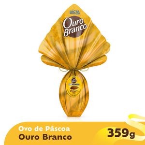 Ovo de Páscoa Lacta Ouro Branco 359g
