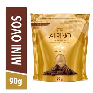 Mini Ovo de Páscoa Nestlé Alpino Chocolate ao Leite 90g