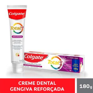 Creme Dental Colgate Total 12 Gengiva Reforçada 180g Preço Especial