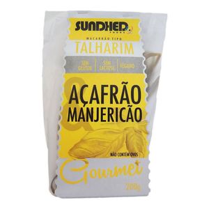Macarrão Talharim Sundhed Alçafrão/Manjericão 200g
