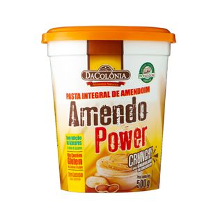 Pasta de Amendoim DaColônia Amendo Power Crunchy c/ Granulado 500g