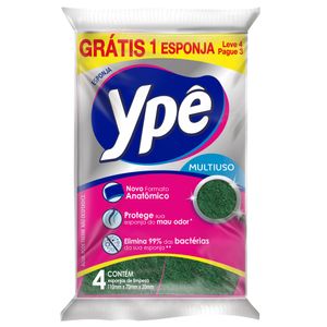 Esponja Ypê Multiuso Leve 4 Pague 3