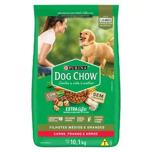 Alimento p/ Cães Purina Filhotes Carne/Frango/Arroz 10.1Kg
