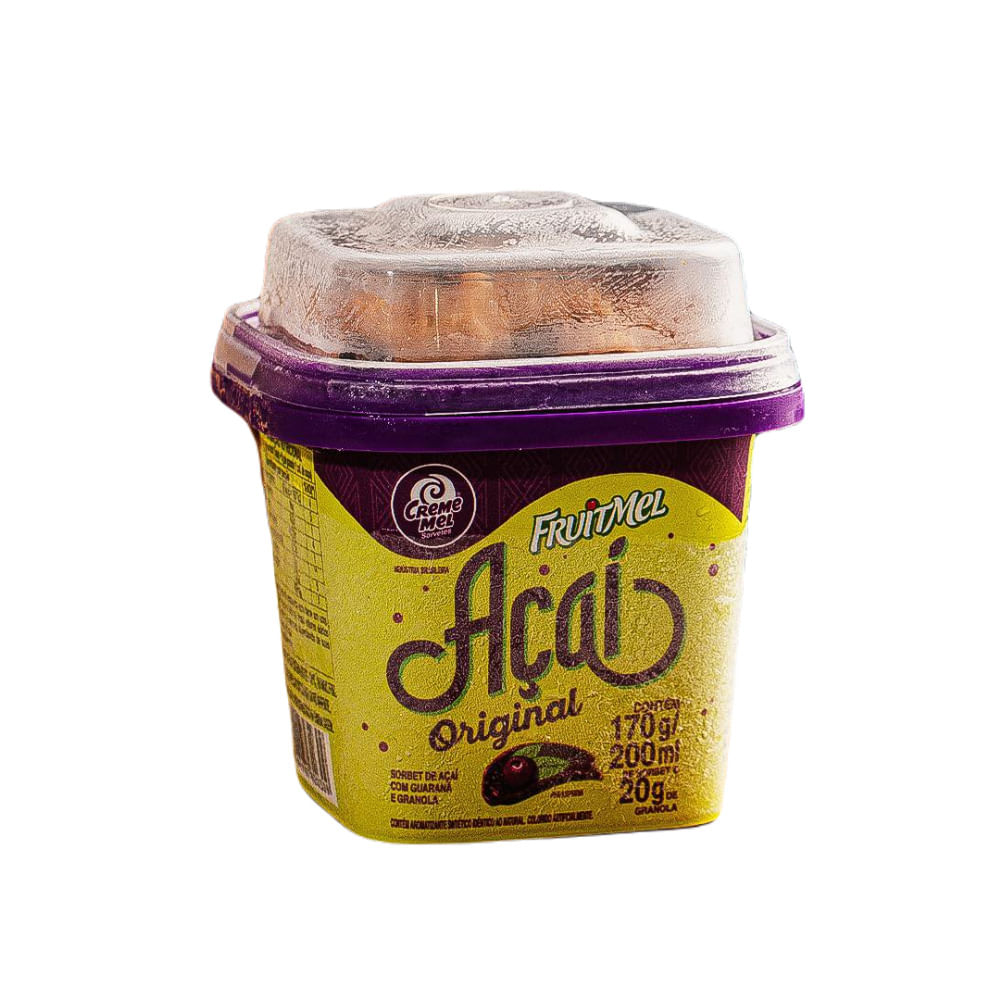Açaí Creme Mel c/ Granola Tradicional 200ml | Bretas Supermercado