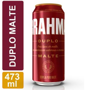 Cerveja Brahma Pilsner Duplo Malte Latão 473ml