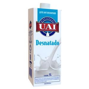 Leite Longa Vida Uai Desnatado c/ Tampa Tetra Pak 1l