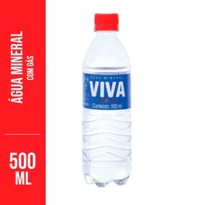 Água Mineral Viva c/ Gás Garrafa 500ml