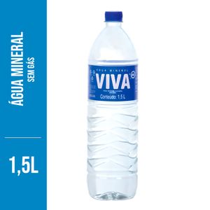 Água Mineral Viva s/ Gás Garrafa 1.5l