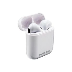 Fone de Ouvido Multilaser PH326 True Wireless Airbud Bluetooth Branco