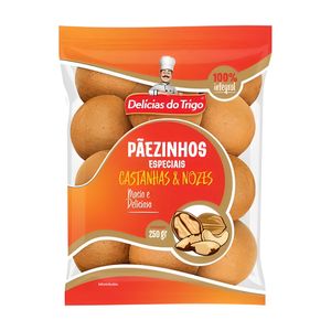 Pãozinho Especial Passas e Castanhas Delícias do Trigo 250g