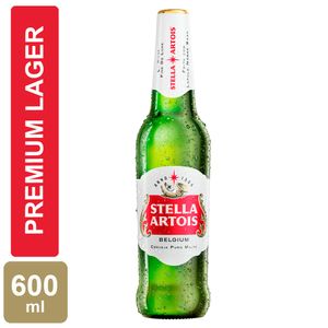 Cerveja Puro Malte Stella Artois Garrafa 600ml