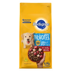 Alimento p/ Cães Pedigree Filhotes 2 a 18 Meses Carne 2.7Kg