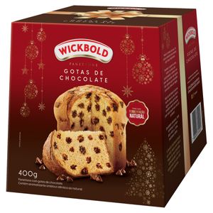 Panettone Wickbold Gotas de Chocolate Caixa 400g