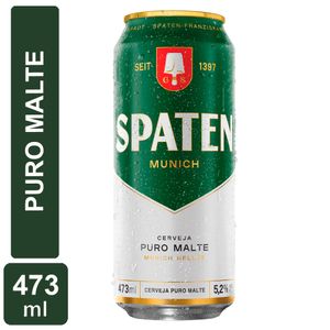 Cerveja Spaten Munich Helles Puro Malte Lata 473ml