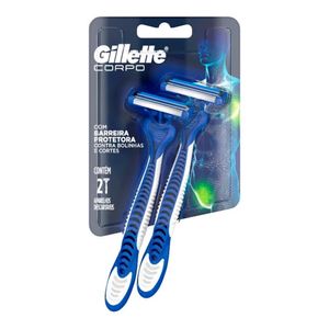 Aparelho Descartável Gillette Corpo com 2 Unid