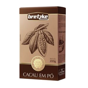 Cacau em Pó Bretzke 100% Cacau Caixa 200g