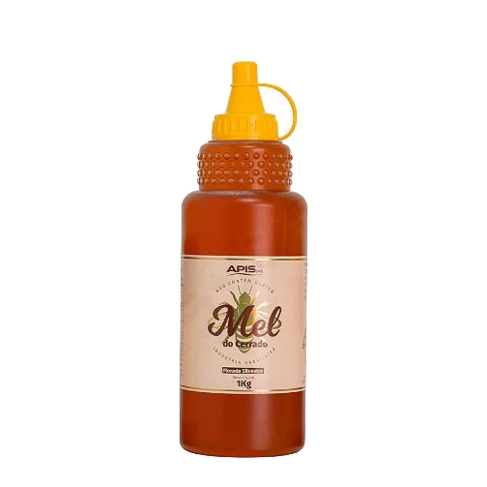 Mel De Abelha Puro De Altíssima Qualidade 1,1 Kg - Apis Ipê