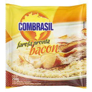 Farofa Pronta Combrasil Bacon Pacote 250g