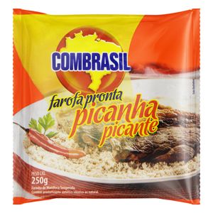 Farofa Pronta Combrasil Picanha Picante Pacote 250g