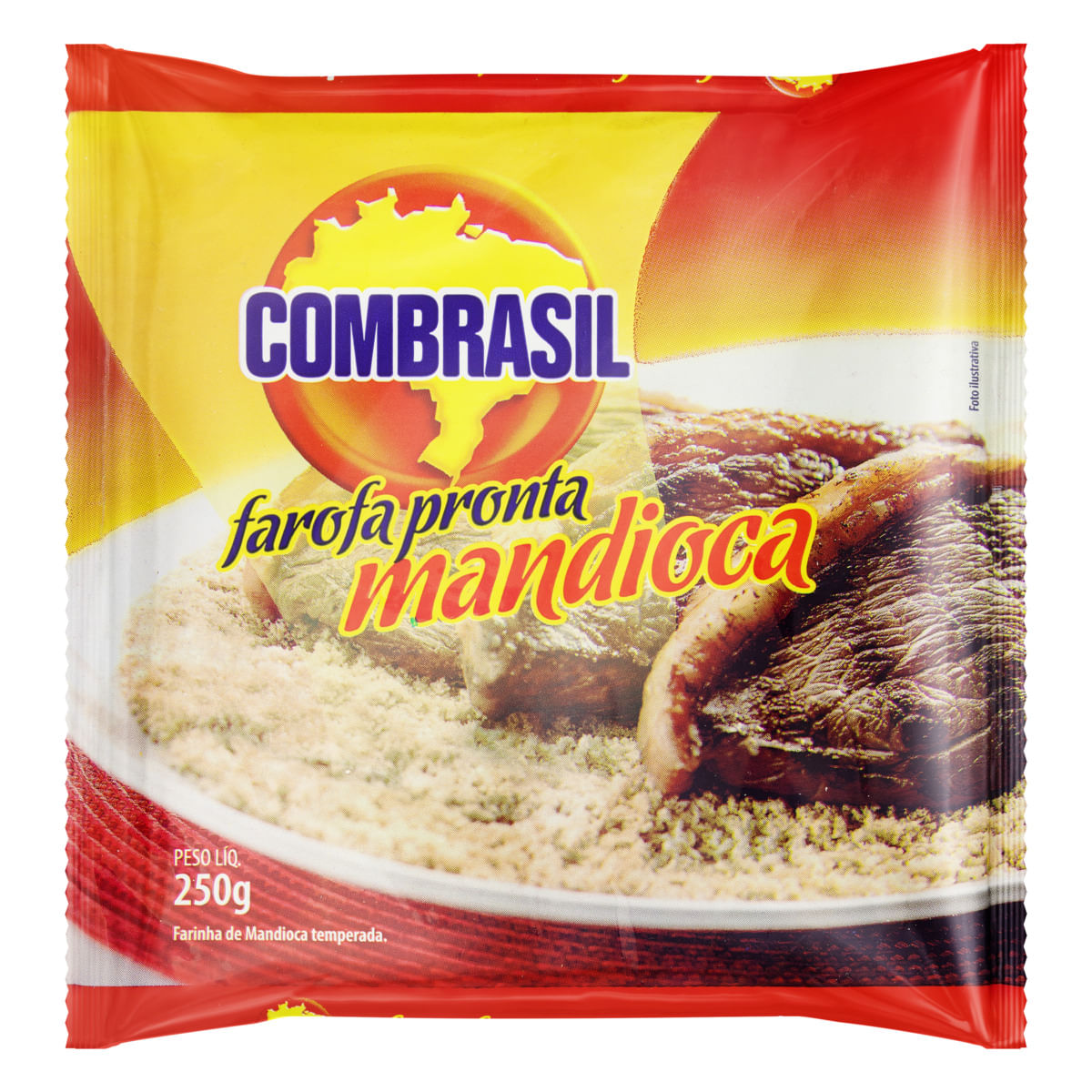 Farofa Mandioca Combrasil Pacote 250g