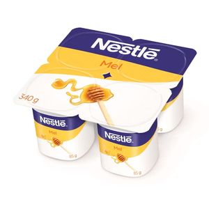 Iogurte Parcialmente Desnatado Nestlé Mel Bandeja 340g c/ 4 Unid