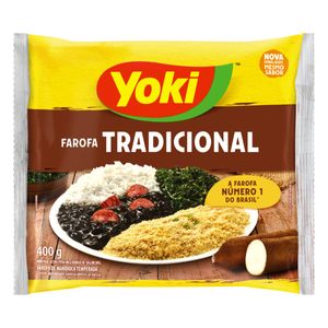 Farofa de Mandioca Yoki Tradicional Pacote 400g