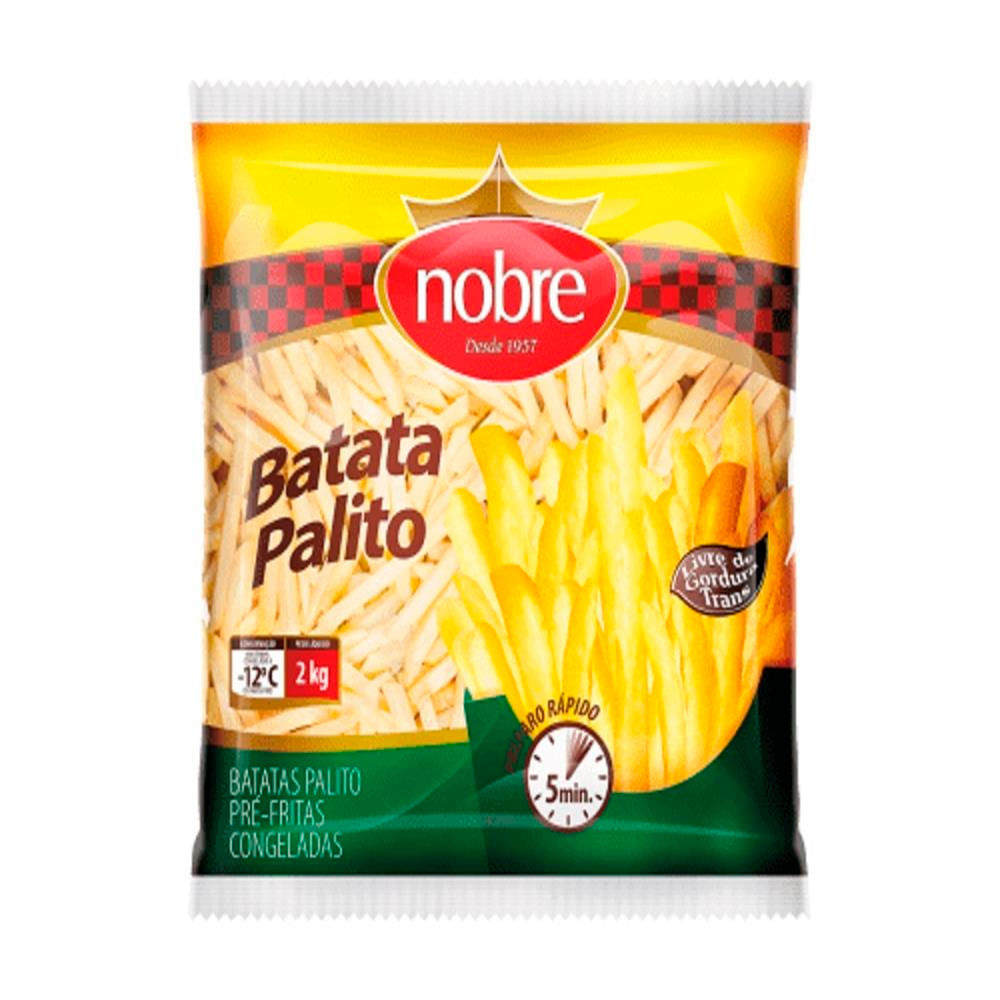 Batata Palito Nobre Pré-Fritas Congelada Pacote 2Kg | Bretas Supermercado