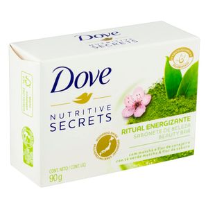 Sabonete em Barra Dove Nutritive Secrets Ritual Energizante Matchá e Flor de Cerejeira Caixa 90g