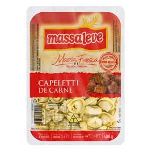 Massa Capeletti Massa Leve Carne 400g