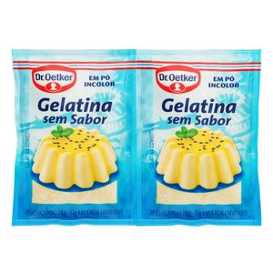 Gelatina em Pó Dr.Oetker sem Sabor Incolor 24g
