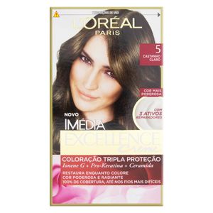 Coloração Loreal Imédia Excellence Castanho Claro